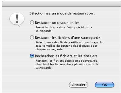 IOMEGA RETROSPECT - Recherche de fichiers - 1