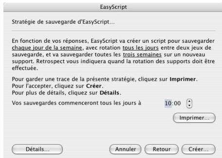 IOMEGA RETROSPECT - Pour utiliser easyscript : - 2