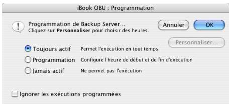 IOMEGA RETROSPECT - Planification des scripts backup server - 1
