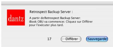 IOMEGA RETROSPECT - Reporter l'exécution - 1