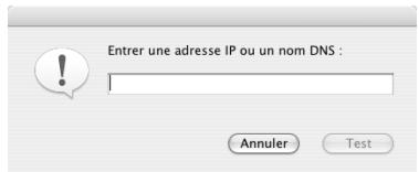 IOMEGA RETROSPECT - Pour tester une adresse : - 1