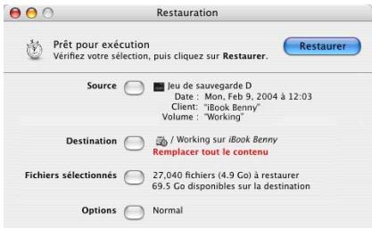IOMEGA RETROSPECT - Restauration des fichiers - 4