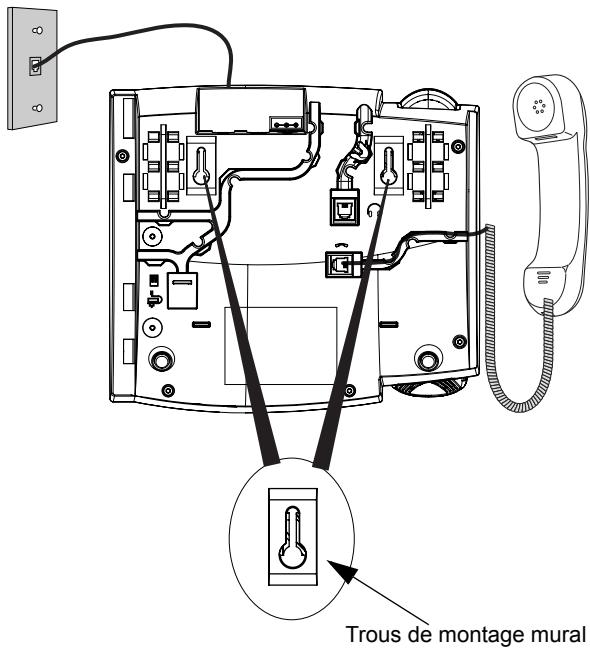AASTRA 57I IP PHONE - Montage mural - 1