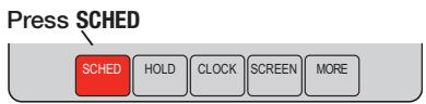 HONEYWELL VISIONPRO IAQ - To adjust program schedules - 1