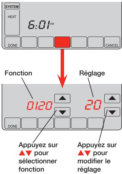 HONEYWELL VISIONPRO IAQ - Appuyez sur SYSTEM. - 2