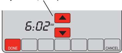HONEYWELL VISIONPRO IAQ - Clock setting - 2