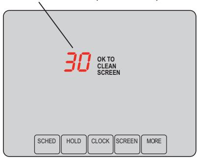 HONEYWELL VISIONPRO IAQ - Screen cleaning - 2