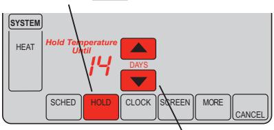 HONEYWELL VISIONPRO IAQ - Vacation hold - 2