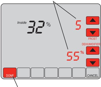 HONEYWELL VISIONPRO IAQ - Contrôle de l'humidification - 1