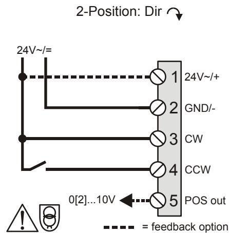 HONEYWELL N10XX - MOUNTING ON COUNTERCLOCKWISE (CCW) OR CLOCKWISE (CW) CLOSING DAMPER - 17