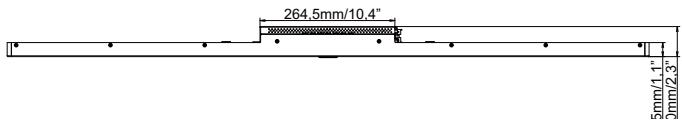 IIYAMA PROLITE TH5563MTS - Caractéristiques techniques : ProLite LH5563S - 4