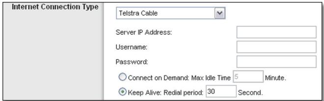 LINKSYS WRT120N - Telstra Cable - 1