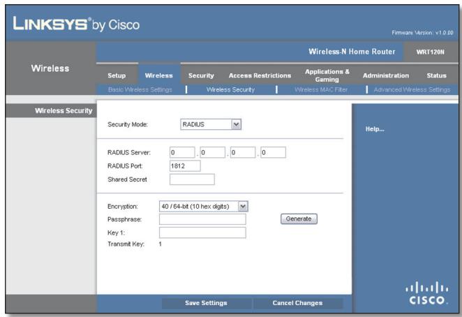 LINKSYS WRT120N - RADIUS - 2
