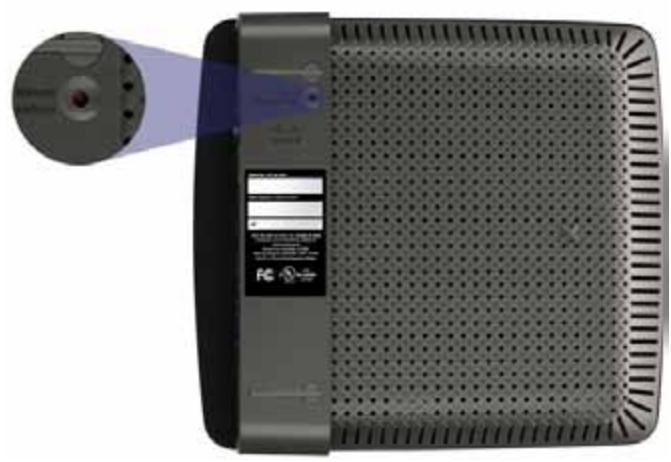 LINKSYS EA4500 - Pohled zespodu - 1