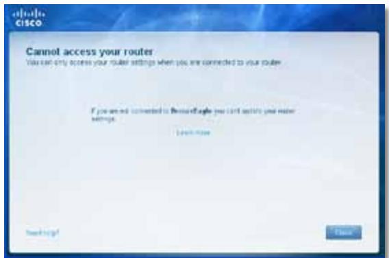 LINKSYS EA4500 - Thếng bó CANNOT access your router (Khoản lẻ truy cap bó khác tuya). - 1