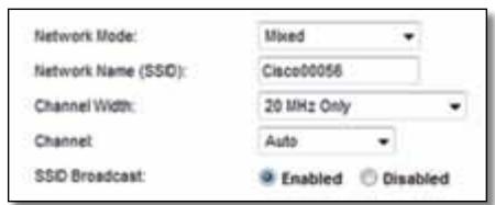 LINKSYS EA4500 - Wireless Settings (Setări fără fir) - 1