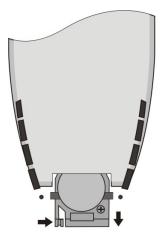 LENCO DVT-1001 - Préparation de la télécommande - 1