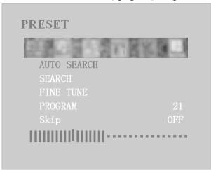 LENCO TFT-721 - PRESET (preseclusion) - 1