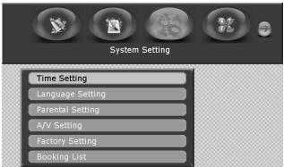 LENCO TFT-721 - System Setting - 1
