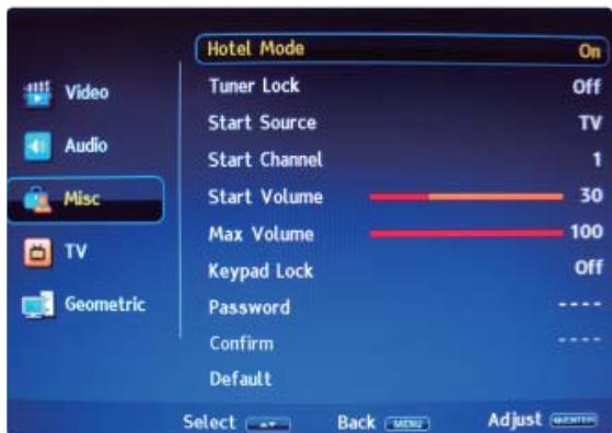 LENCO DVT-2622W - Menu Misc - 6