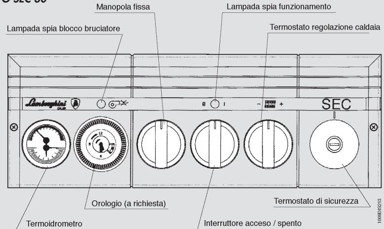 LAMBORGHINI CALORECLIMA SEC 30 - COMPONENTI PRINCIPALI - 1