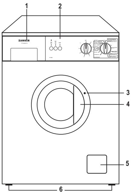 ZANKER CF2266 - Description de l'appareil - 1