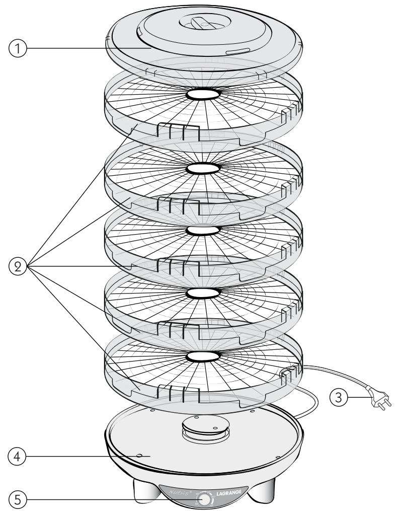 LAGRANGE DESHYDRATEUR NUTRIS - 1