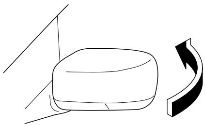 MAZDA 5 - Rétroviseur repliable - 1