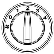 MAZDA 5 - Cadran de commande de ventilateur - 1