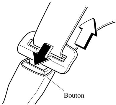 MAZDA 5 - Pour détacher la ceinture de sécurité - 1
