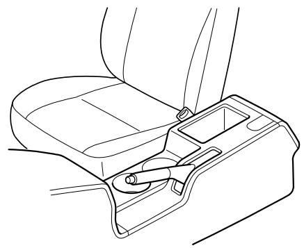MAZDA 5 - Console centrale - 2