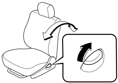 MAZDA 5 - Ne pas conduire avec le dossier de siege déverrouillé: - 1