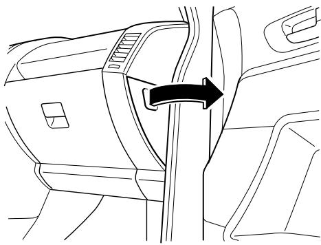 MAZDA 5 - Remplacement des fusibles sur le côte passager - 1