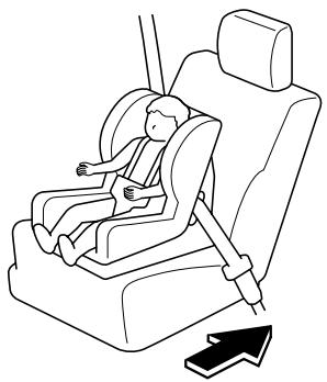 MAZDA 5 - Installation du système de dispositif de sécurité pour enfants sur le siège du passager avant - 1