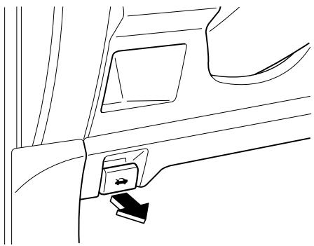 MAZDA 5 - Ouvrir le capot - 1