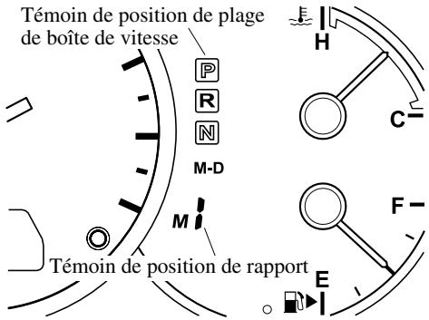 MAZDA 5 - Témoin de position de rapport - 1