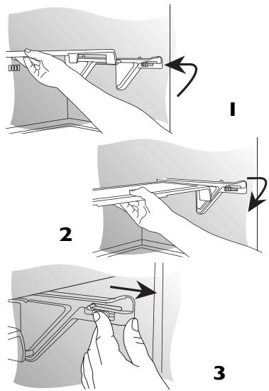 BAUKNECHT KGA 275 OMPTIMA - Modification de la positon des clayettes : - 1