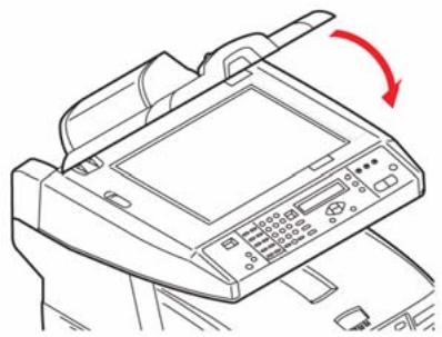 OKI C5550NMFP - Cleaning the ADF Glass - 3
