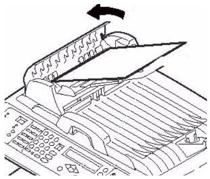 OKI C5550NMFP - Eliminação de atolamentos de papel Encravamento de Scanner (ADF) - 2