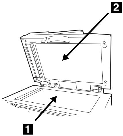 OKI C5550NMFP - Manutenção Limpeza do vidro do AAD - 2