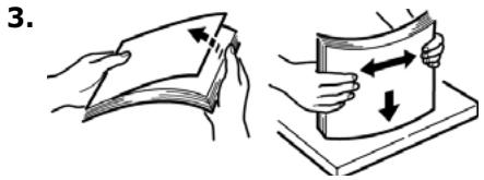 OKI C5550NMFP - Colocacao do papel - 3