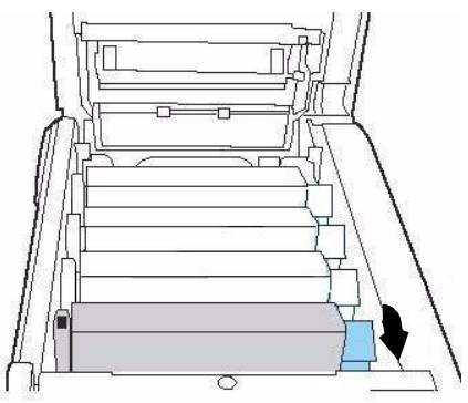 OKI C5550NMFP - Reemplazo del cartuchos de tóner (cont.) - 1
