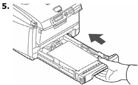 OKI C5550NMFP - Loading Paper - 5