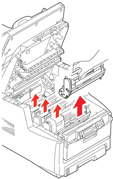 OKI C5550NMFP - Clearing Media Jams Printer Jams (cont.) - 1