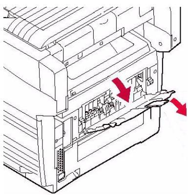 OKI C5550NMFP - Clearing Media Jams Printer Jams (cont.) - 5