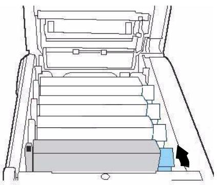 OKI C5550NMFP - Troca do cartucho de toner (cont.) - 1