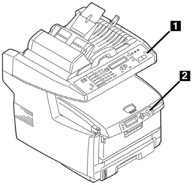 OKI C5550NMFP - Available Walk-up Options - 1