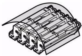 OKI C5550NMFP - Eliminação de atolamentos de papel Na impressora (cont.) - 2