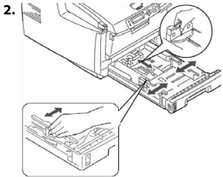 OKI C5550NMFP - Loading Paper - 2
