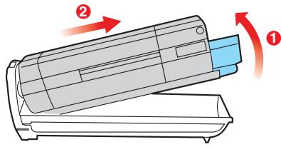 OKI C5550NMFP - Remplacement de la cartouche de toner (suite) - 2